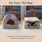 Kasentex Soft Cat Bed - Cozy Pet Bed Cushion