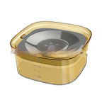 70oz Dog Water Bowl Large Capacity Spill Proof Dog Bowl Transparent 2L Visible Water Level Slow Drinking Bowl For Dogs And Cats Pet Products