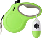 Retractable Dog Leash 16ft For Small Dogs Reflective Anti Slip Handle Bags