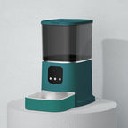 Pet Automatic Feeder Large Capacity Smart Voice Recorder APP Control Timer Feeding Cat Dog Food Dispenser With WiFi Pet Bo
