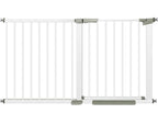 Qmon Baby Gate for Stairs, Auto Close Safety Baby Gates, Extra Tall and Wide Child Gate, Easy Walk Thru Durability Dog Gates for The House, Doorways.
