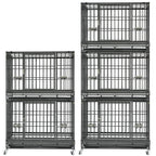37" Stackable Heavy Duty Dog Crate 371D07