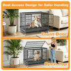 37" Stackable Heavy Duty Dog Crate 371D07