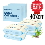 4FurBaby Dog & Cat Grooming Wipes, Plant-Based, Hypoallergenic, 400 Count