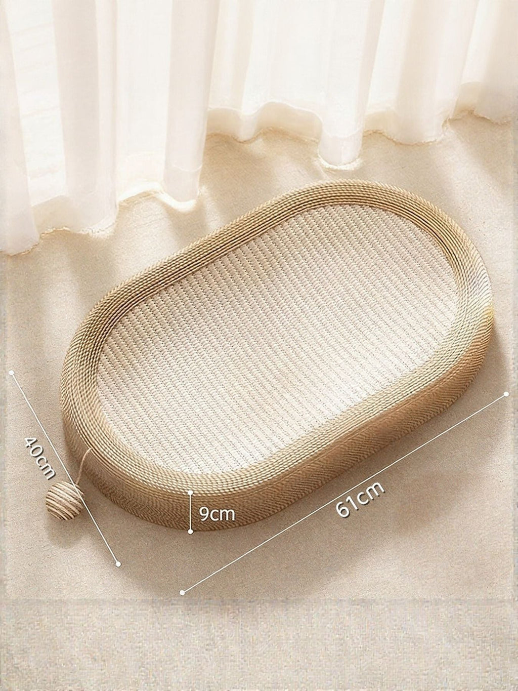 Oval Cat Scratching Bed
