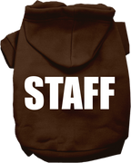 Halloween Pet Costume Hoodie Screen Printed, "Staff"