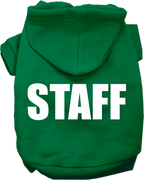 Halloween Pet Costume Hoodie Screen Printed, "Staff"