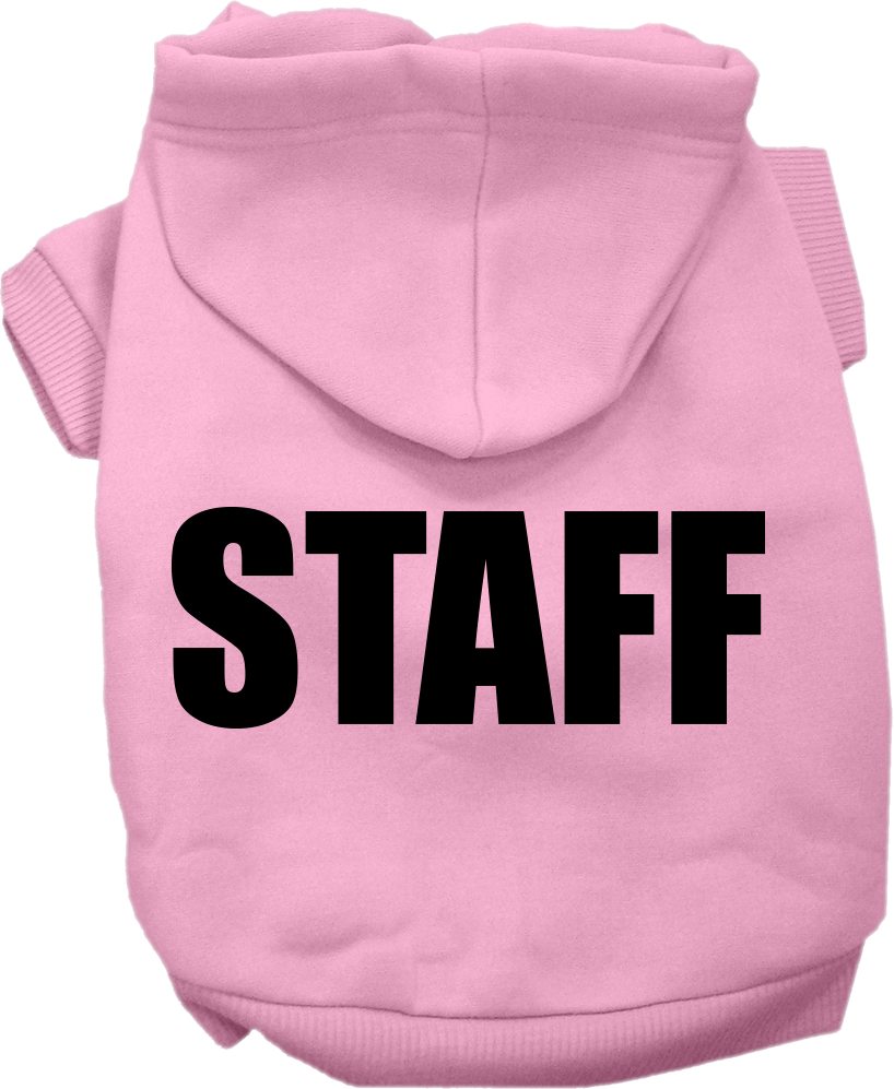 Halloween Pet Costume Hoodie Screen Printed, "Staff"