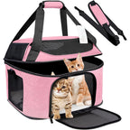 Dog Backpack Breathable Pet Portable Carrier Bag Travel Transport Bag For Small Dogs And Cats Outgoing