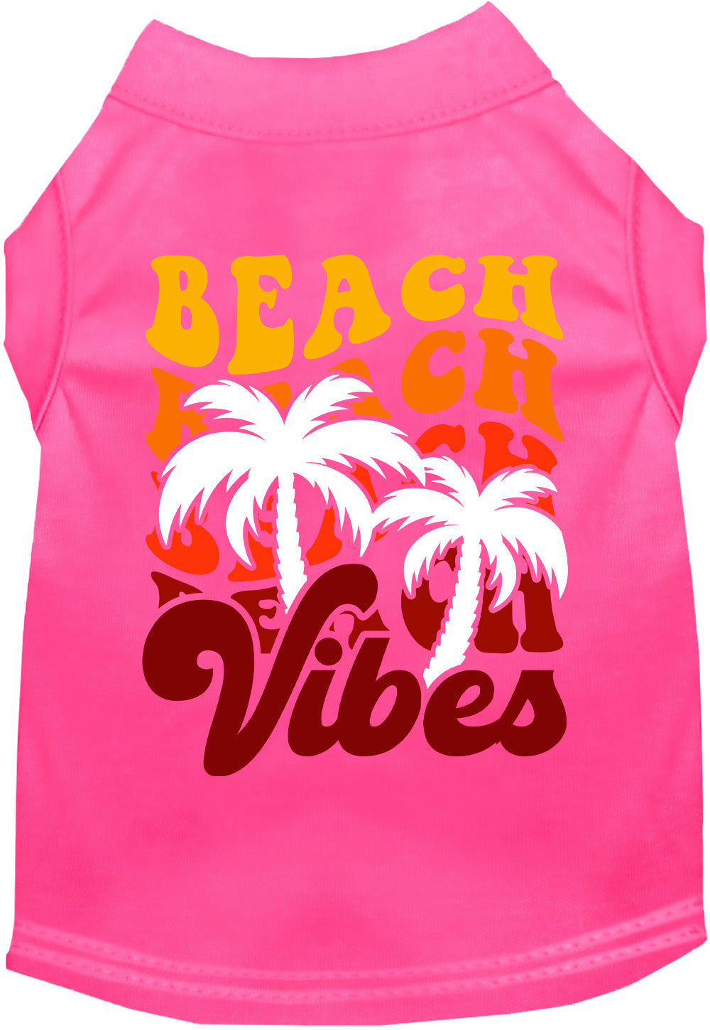 Adorable Cat or Dog Shirt for Pets "Beach Vibes"