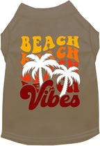 Adorable Cat or Dog Shirt for Pets "Beach Vibes"