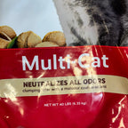 NATURALLY FRESH Walnut Shell Cat Litter Unscented 40Lbs , Red Bag