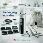 Dog Grooming Kit Cordless Clippers Quiet Strong Ceramic Blades
