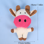 Cute Animal Shape Plush Toys For Small Large Dogs Puppy Squeaky Toy Bite Resistant Dog Chew Toys Dog Accessories Pet Supplies