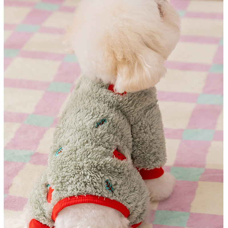 Wholesale Of Dog Clothes, Autumn And Winter Warm Four-legged Clothes, Small And Medium-sized Dog Teddy Bichon Frise Fleece Clothes, And Cat Pet Clothing