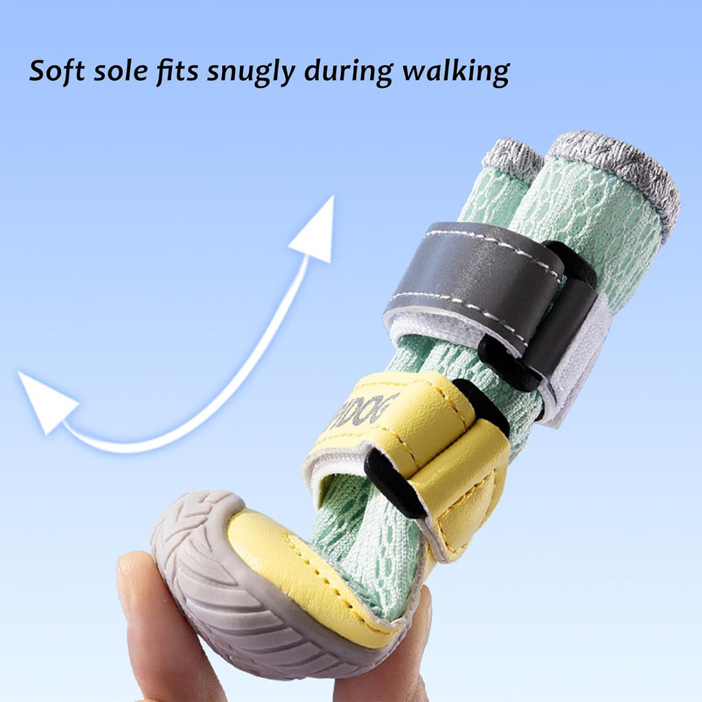 Breathable Mesh Dog Shoes | Non-Slip Summer Pet Boots