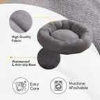 Kasentex Soft Dog Bed - Cozy Pet Bed Cushion