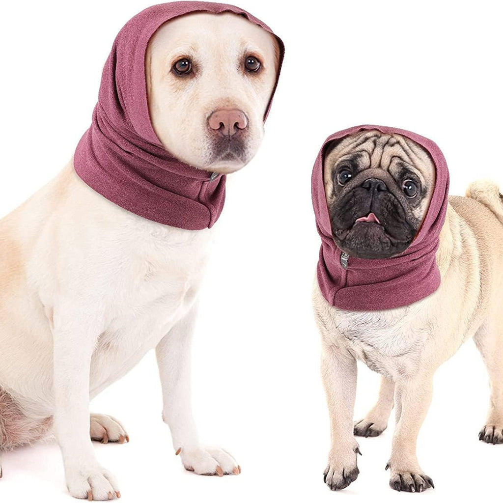 Anxiety Calming Dog Earmuff Protector Hoodie Thunder Grooming Fireworks Calming Band for Dogs & Cats