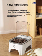 Automatic Pet Feeder with Elevated Bowl
