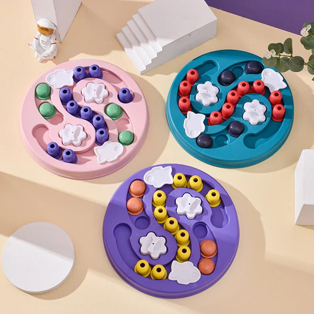 Dog Puzzle Toys Slow Feeder Interactive Increase Puppy IQ Food Dispenser Slowly Eating NonSlip Bowl Pet Cat Dogs Training Game