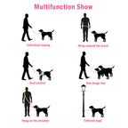 Pet Dog Cat Walking Multi-purpose Reflective Hand Holding Rope