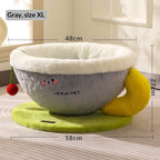 Lint-Free Sisal Rope Cat Scratcher Integrated With A Cat Bed