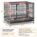 37" Stackable Heavy Duty Dog Crate 371D07