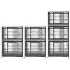 37" Stackable Heavy Duty Dog Crate 371D07