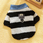 Leash Hole And Collar Winter Thick Warm Cozy Sweater For Small Medium Breeds, For Teddy Dachshunds Yorkies Cats