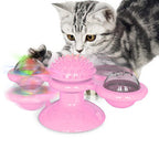 Cat Rotating Windmill Toy – Suction Cup Scratch & Teeth Grinding Toy | 19 Styles