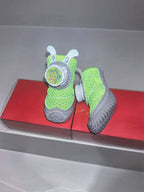 Pet Shoes, Mesh Fabric, Rotating Button, Small Dogs