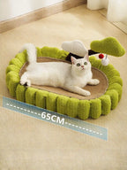 Soft Cat Scratching Post Bed