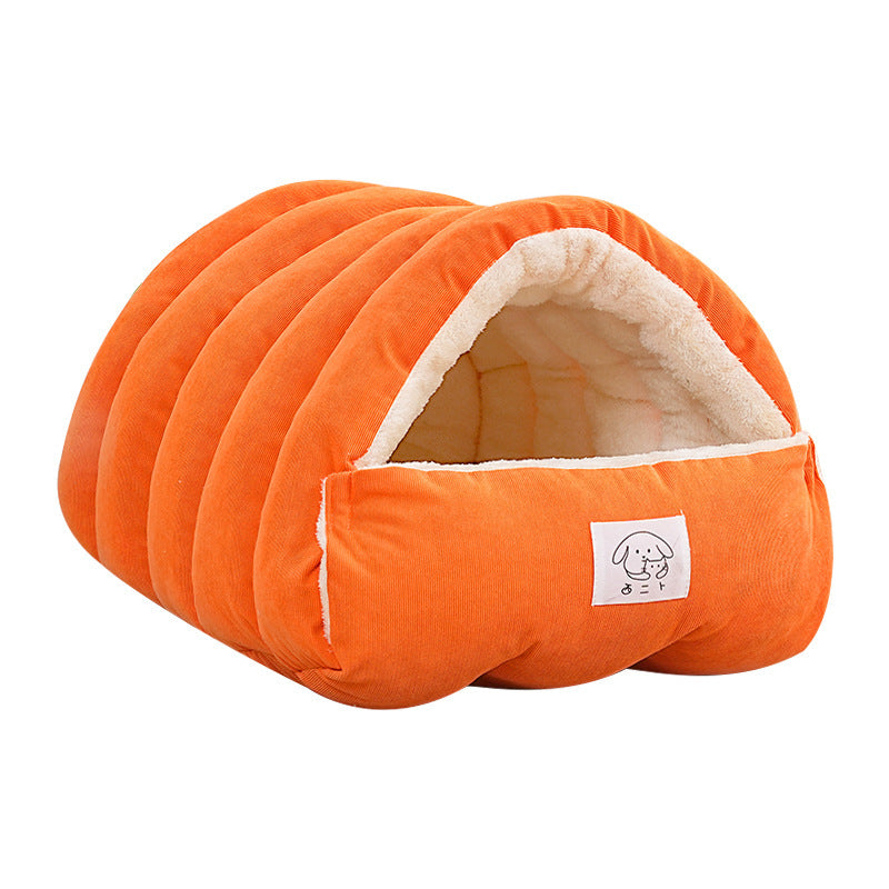 Three Dimensional Fenced Cat Bed Winter Proof Thickened For Warmth