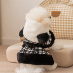 Two-piece Set Of Dog Clothes For Winter Warmth, Small Dog Teddy Bichon Frise Warm Cotton Coat Skirt, Cat Pet Clothes