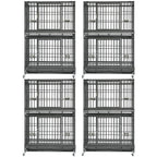 37" Stackable Heavy Duty Dog Crate 371D07