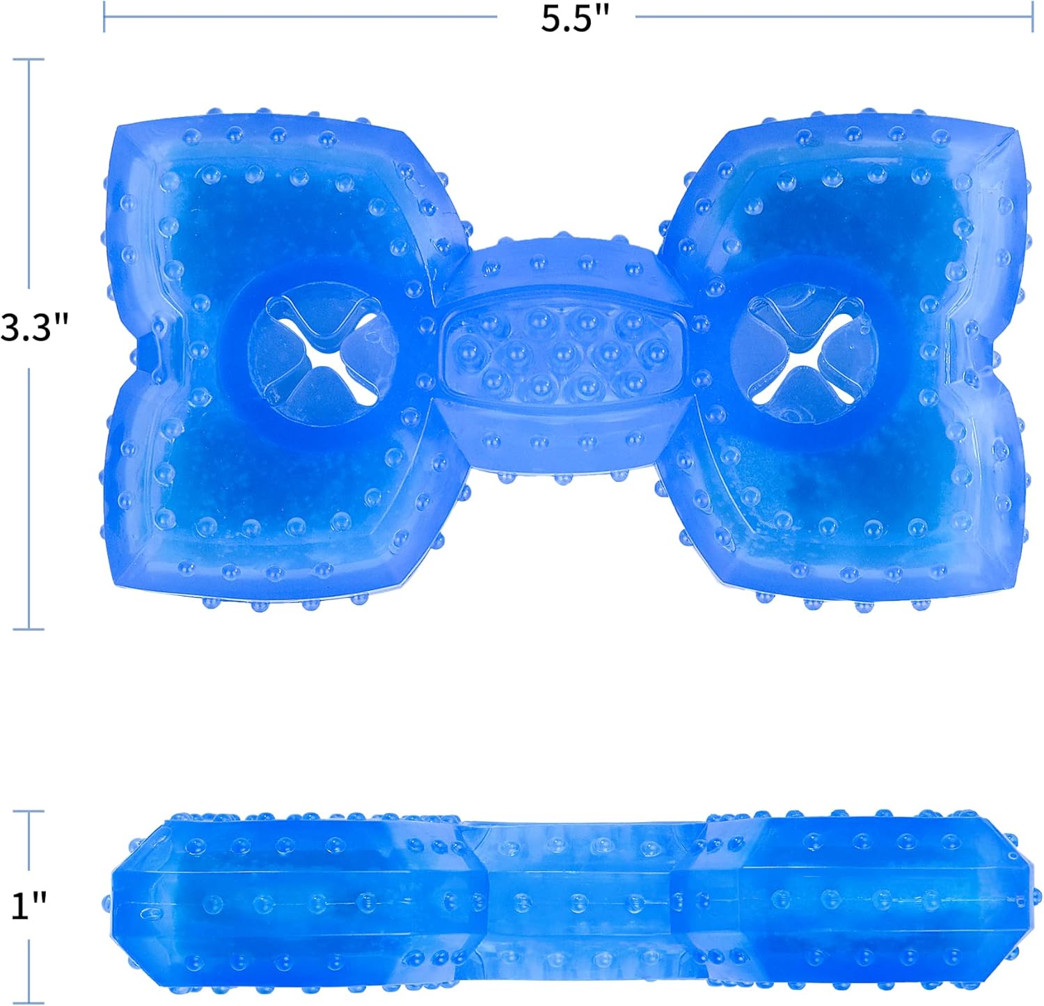 Pet Teether Cooling Chew Toy For Dogs Teething Toy For Puppies Fit With Treats For More