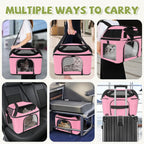 Cat Carrier Backpack Airline Approved Soft Sided Pet Carrier up to 20Lbs