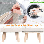Foldable Dog Stairs: 4-Step Pet Steps Ottoman Ramp for Couch & Bed
