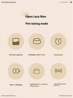 Automatic Pet Feeder with Elevated Bowl