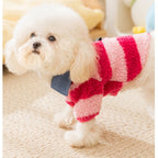 Leash Hole And Collar Winter Thick Warm Cozy Sweater For Small Medium Breeds, For Teddy Dachshunds Yorkies Cats