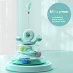 Stylish And Personalized Four-Layer Track Cat Toy
