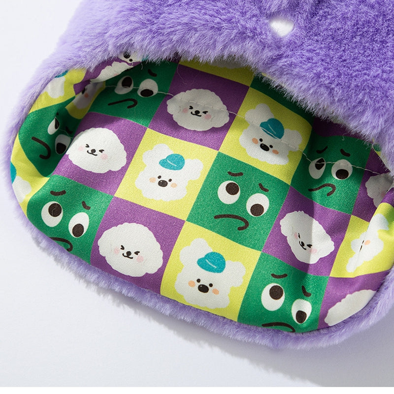 Autumn And Winter Korean Version New Dog Cute Cartoon Little Bear Sportswear Cat Teddy Pet Clothing With Scarf