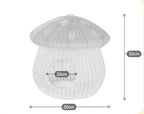 Rattan-Style Washable Cat Bed Villa-Style Mushroom-Shaped Pet Nest Handwoven Breathable Dog Kennel