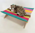 Dog Bed Cool-air DesignRaised Off The Ground To Prevent Rainbow Canvas Cat Bed