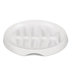 Cat Slow Feeder Bowl Slow Feed Cat Dish Fishbone Cat Slow Feeder Small Interactive Dog Feeder Dish Anti Gulping Pet Bowl For Cat And Dog Slow Eating To Against Bloat