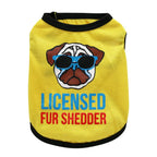 Dog Clothes Summer Clothes Teddy Pet Vest Bears Fadou Small Dogs Puppies Cats Thin Light and Breathable
