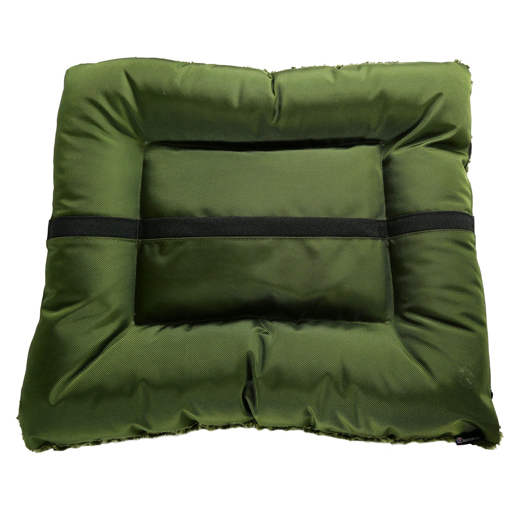 Dog Bed - Rectangle Bolstered Furvana™ 'Cloud'