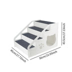 Portable Pet Stairs Detachable Dog Ramp Ladder for Small Older Dogs Cars Beds Sofas Indoor Outdoor Use