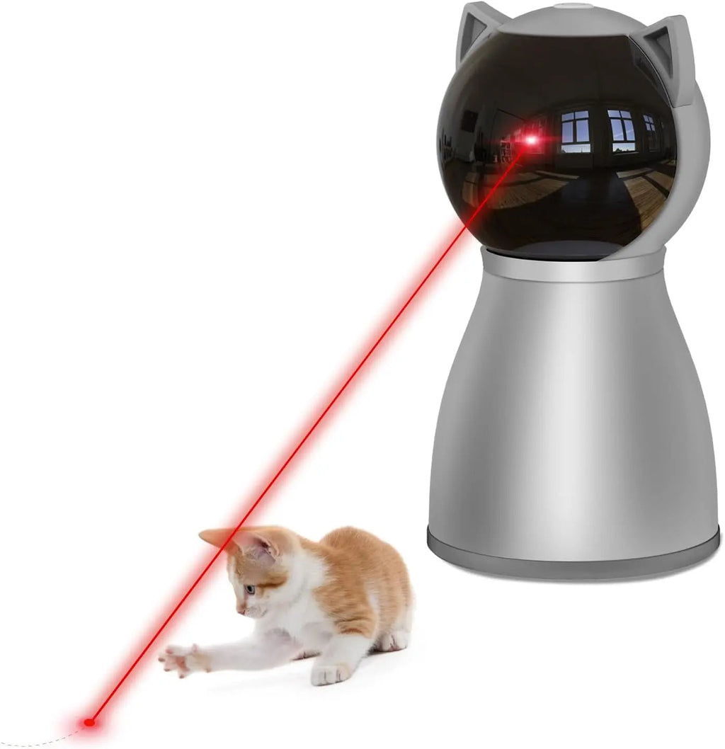 Automatic Cat Laser Toy – Motion-Activated, Rechargeable Interactive Indoor Pet Toy