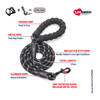 Lovtastic Creations™ No-Pull Dog Harness - with Strong & Durable Dog Leash & Free Poopbag Holder 3pcs Set | Reflective No-Choke Pet Harness